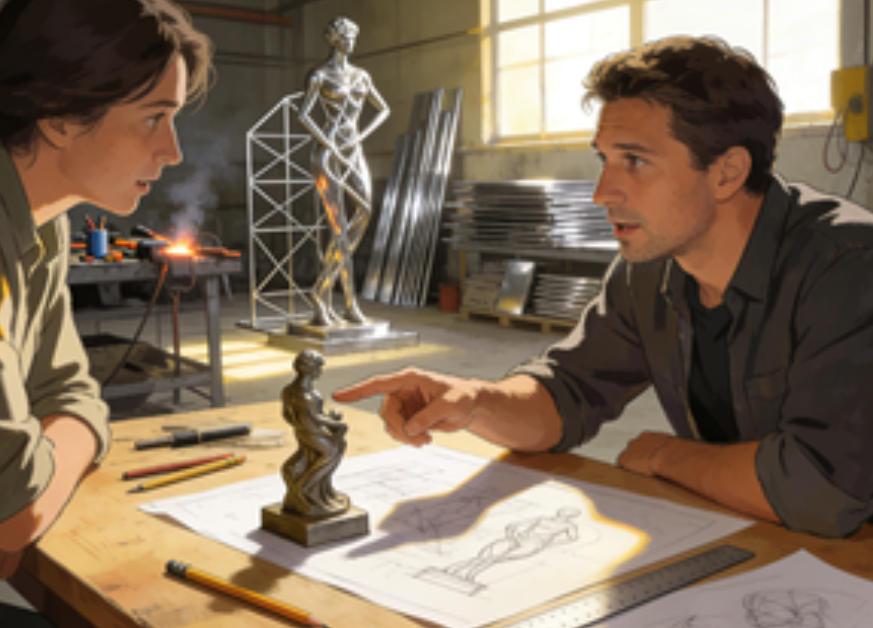 如何選擇靠譜的雕塑公司：從需求到落地，全流程避坑指南